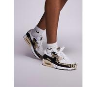 Nike - Air Max 90 - Sneakers nere e leopardate-Nero WM 11.5