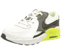 Nike Air Max Excee, Scarpe da Passeggio Unisex-Bambini e Ragazzi, Multicolore White Black Iron Grey Volt, 27.5 EU