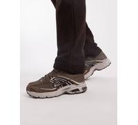Nike - Air Max Moto 2K - Sneakers in camoscio marroni e grigie-Marrone MW 9.5