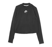 Nike - Air Mock L/S Rib Long Sleeve T-Shirt - - Sport - Donna - Nero - L