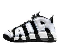 NIKE Air More Uptempo GS Grade Scarpe da ginnastica per la scuola, Nero e bianco, 37.5 EU