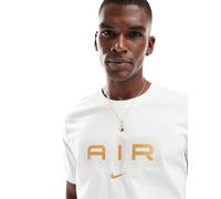 Nike Air - T-shirt con stampa grafica bianca-Bianco M