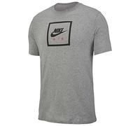 Nike Air T-Shirt, Uomo, Dk Grey Heather/(Black), 10
