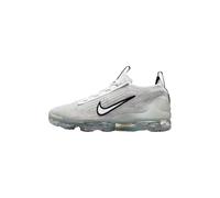 Nike Air Vapormax 2021 FK, Scarpe da Ginnastica Uomo, Bianco/Nero/Argento Metallizzato/Bianco, 42 EU