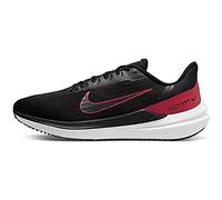 Nike Air Winflo 9, Sneaker Uomo, Black/University Red-Dk Smoke Grey, 45 EU