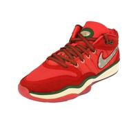 Nike Air Zoom G.T. Hustle 2 Uomo Basketball Trainers DJ9405 Sneakers Scarpe (UK 10.5 US 11.5 EU 45.5, Track Red Metallic Silver 601)