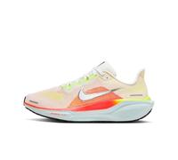 Nike Air Zoom Pegasus 41, Scarpe da Corsa Donna, Summit White/Chrome/Bright CRI, 40.5 EU
