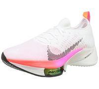 Nike Air Zoom Tempo NEXT% Flyknit, Scarpe da corsa Uomo, Multicolore (White/Black-Washed Coral-Pink), 43 EU
