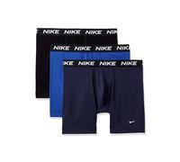 Nike all Day Cotton Stretch Boxer Brief W/Fly Underwear (3-Pack) Corti, Ossidiana/Gioco Royal/Nero, X-Large (Pacco da 3) Uomo