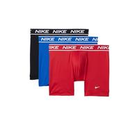 Nike all Day Micro Stretch Boxer Brief Underwear (3-Pack) Boxer Aderente, Rosso Universitario/Blu Re/Nero, L (Set di 3) Uomo