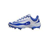 Nike Alpha Huarache Elite 4 Low Baseball Cleats (FD2745-108, Bianco/Hyper Royal), Bianco/Hyper Royal, 48.5 EU