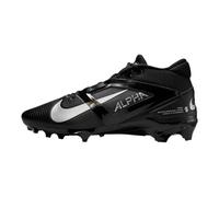 Nike Alpha Menace 4 Pro Football Cleats (FD7037-002, nero/argento metallizzato), nero/argento metallizzato, 48.5 EU