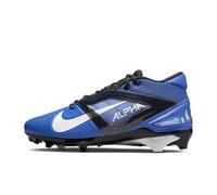 Nike Alpha Menace 4 Pro Football Cleats (FD7037-400, Hyper Royal/Metallic Silver/Midnight Navy), Hyper Royal Metallico Argento Mezzanotte Blu Navy Bianco, 46 EU