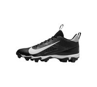 Nike Alpha Menace 4 Shark Football Cleats (FN0028-001, Nero/Grigio Fumo Chiaro/Argento Metallico/Bianco), Nero/Grigio Fumo Chiaro/Argento Metallico/Bianco, 47.5 EU
