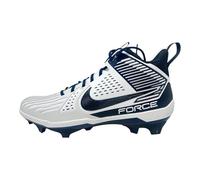 Nike Alpha Menace Strong II5139-010 - Tacchetti da calcio da uomo, colore: nero/argento metallizzato/bianco, Bianco/Blu Navy/Nero, 47.5 EU