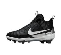 Nike Alpha Menace Strong II5139-010 - Tacchetti da calcio da uomo, colore: nero/argento metallizzato/bianco, Nero/Argento Metallico/Bianco, 45 EU
