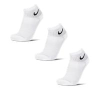 Nike Ankle 3 Pack Small Unisex - Calze Bianco - Taglia 34-38 White 34-38