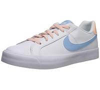 NIKE AO2810-108 Wmns Court Royale AC Donna, White/Psychic Blue EU 40.5