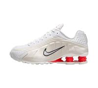 Nike AR3565-103 Shox R4 Donna, White/White-Phantom-Picante Red EU 40.5