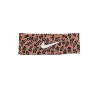 Nike Athletic N.100.3646.205.OS - Fascia per capelli larga, in poliestere riciclato, colore argilla minerale/nero/bianco