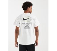 Nike - Athletic - T-shirt bianca con grafica sul retro-Bianco M