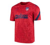 Nike ATM M NK BRT Top SS PM T-Shirt, Uomo, Challenge Red/Challenge Red/Coastal Blue/(Coastal Blue) (Full spon-plyr), 2XL