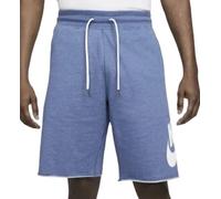 Nike Aw77 French Terry Alumni Shorts Uomo, Dk Marina Blu/Htr/Bianco, L