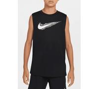 Nike B Nk Df Multi Slvs Top Hbr T-Shirt Smanicata Nera Junior HF8998-010