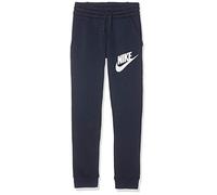 Nike B NSW Club FLC Hbr Pantaloni Sportivi, Bambino, Obsidian/Obsidian/White, S