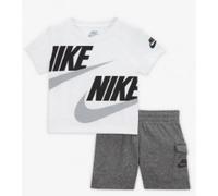 Nike B Nsw Hbr Cargo Short Set T-Shirt+Short Bia/Gri Baby Bimbo 86J213-GEH