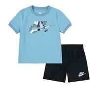 Completo Sportivo per Neonati Nike NSW OTL FT Short Set Multicolore 2 Pezzi