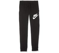 Nike B NSW Pant Club FLC Hbr Pantaloni Sportivi, Bambino, Black/Black/(White), M