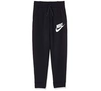 Nike B NSW Pant Club FLC Hbr Pantaloni Sportivi, Bambino, Black/Black/(White), S