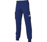 Nike B NSW Si FLC Cargo Pant BB Pantaloni, Blu Profondo, 8-9 Anni Bambino