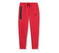 Nike B NSW Tech FLC Pant, Pantaloni Sportivi Bambino, LT Univ Red Htr/Black/Black XL (158-170 cm)