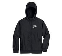 Nike B NSW WR Jkt HD, Giacca Bambino, Black/Black/Black/White, L