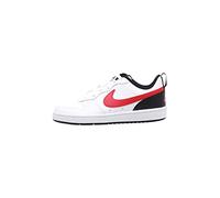 Nike Baby/Toddler Shoe Court Borough Low 2, White/University Red-Black, BQ5453-110, 26 EU (9C US)