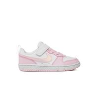 NIKE BAMBINA SCARPA SNEAKERS mod. COURT BOROUGH LOW RECRAFT (DUNK) - ROSA/BIANCO
