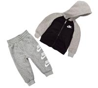 Nike Bambino Jogger 2-Teiler Tuta da Ginnastica Jogging Pile Grigio Nero