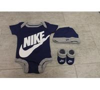 Nike Sportswear Set 'Futura' blu scuro / grigio / bianco, Taglia 50-68