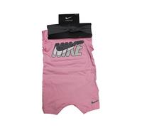 Nike Bambino Tutina Bambina Neonato Con Fascia-Capelli 2er Set Rosa 6 Mesi