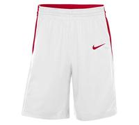 Nike Basketball Pantaloncini, Bianco/Rosso Universitario, XL Uomo
