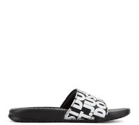 Nike Benassi JDI Print - Scarpe da Spiaggia e Piscina Uomo, Nero (Black/White 24), 47.5 EU