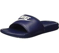 Nike Benassi Just Do It - Ciabatte Uomo, Nero (Nero/Bianco/Platine Pur 015), 44 EU, Pair