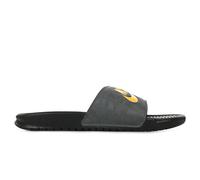 Nike Benassi Just Do It, Sandali Uomo, Black Laser Orange Iron Grey, 42.5 EU