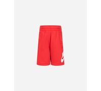 NIKE BERMUDA NSW CLUB FT - ROSSO/BIANCO - FD2997-657