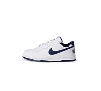 NIKE Big Low, Scarpe da Basket Uomo, White/Midnight Navy, 38.5 EU