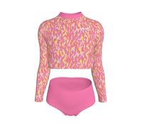 Nike Bikini a maniche lunghe con Stampa animalier di Nike Set 146152cm rosa