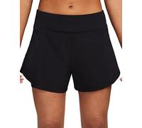 Nike Bliss DF Mr Pantaloncini, Nero/Argento Lucido, M Donna