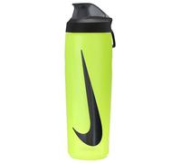 Nike Borraccia sportiva Refuel - 709 ml con coperchio di bloccaggio - Gialla fluo